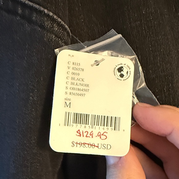 NWT Free People Suki Ruffled Details Denim Jacket Size M - Picture 5 of 6